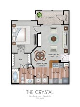 The Crystal 1125 floor plan